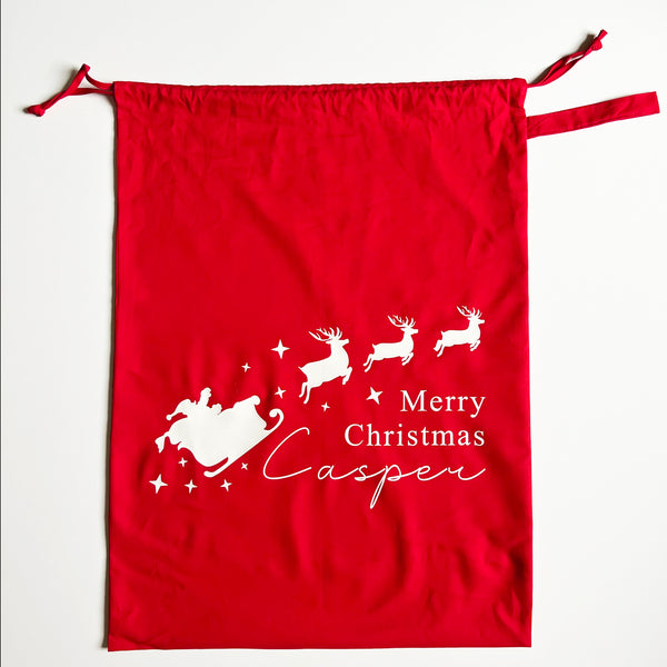 2-Pack Extra Large Santa Sacks - Personalized Christmas Gift Bags With Drawstring (39.4 X 27.6 Inches)