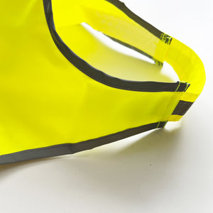 Personalised Reflective Dog Coat With Name And Paw Print, Custom Hi Vis Dog Jacket, Safety Gift For Dog Lovers