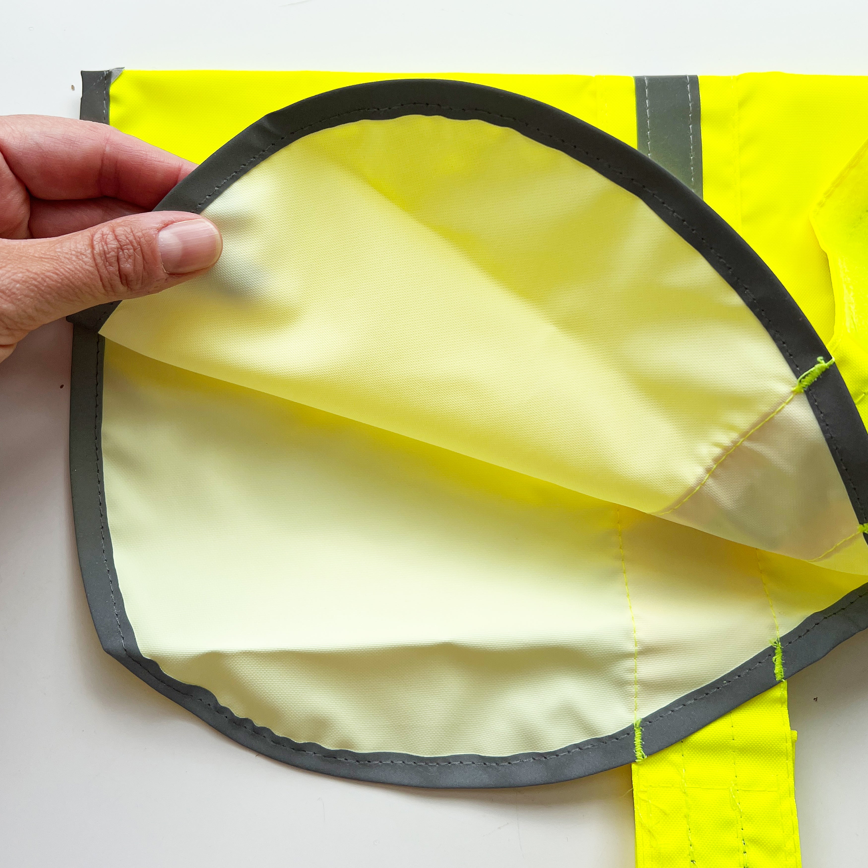 Personalised Reflective Dog Coat With Name And Paw Print, Custom Hi Vis Dog Jacket, Safety Gift For Dog Lovers
