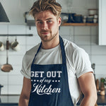 Stylish 'Get Out Of My Kitchen' Apron