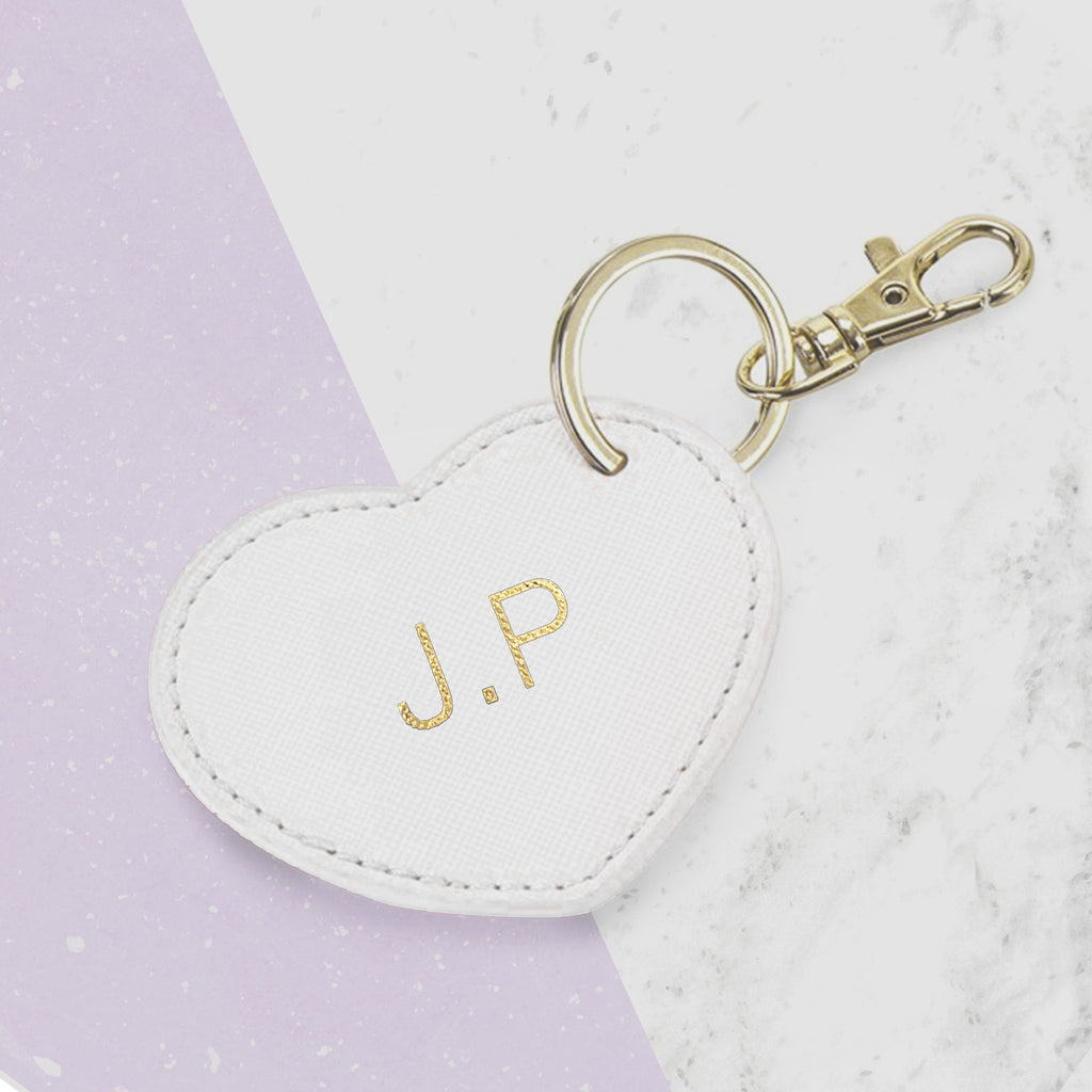 Heart Keyring with Initials