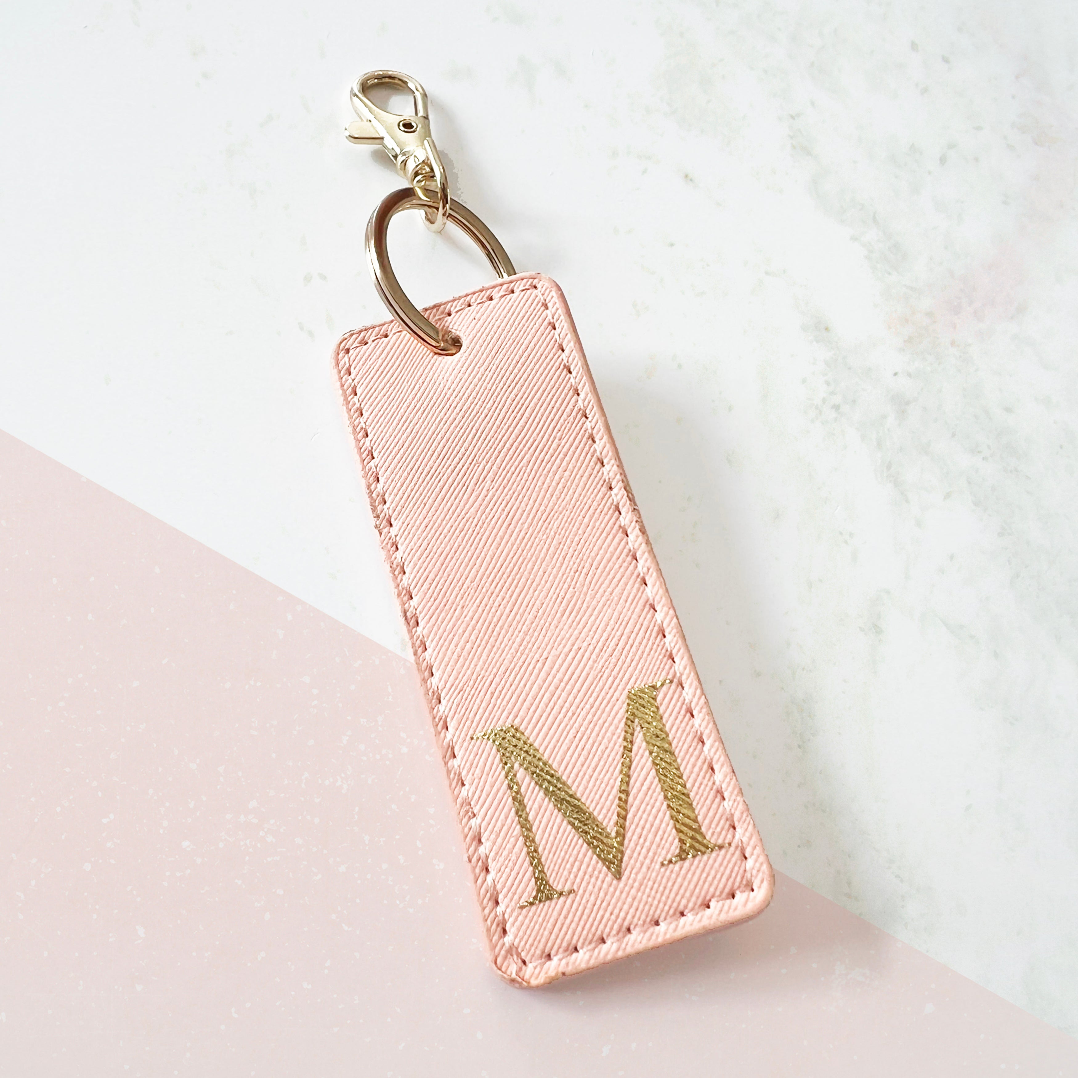 Keyring with Alphabet Letter