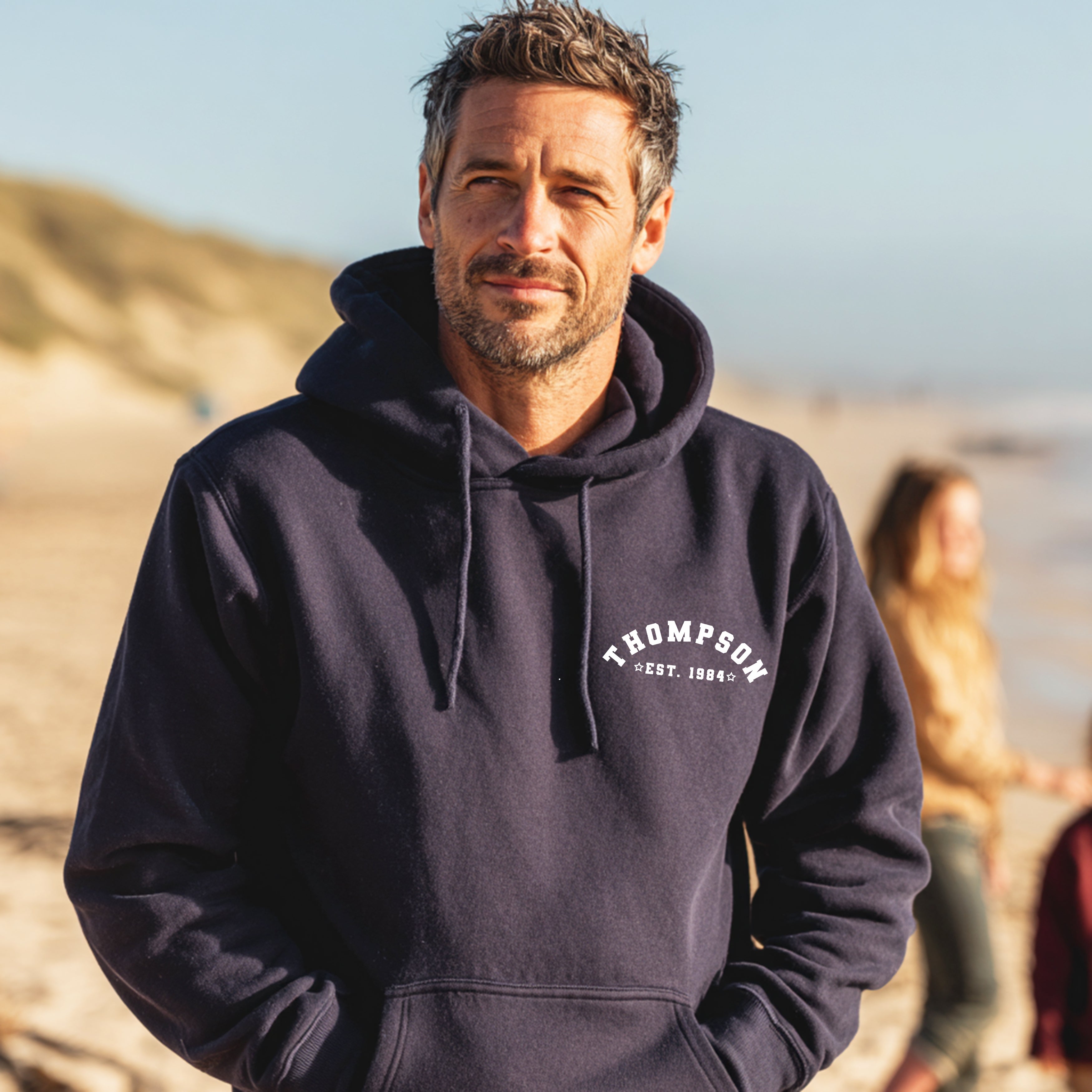 Personalised Family Name And Est. Year Hoodie – Heritage Gift