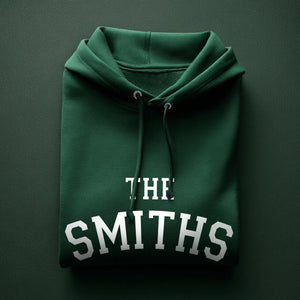 Personalised Varsity Banner Hoodie – Custom Family Name