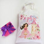 Personalised Kids Princess Fairytale Castle, Party Bag