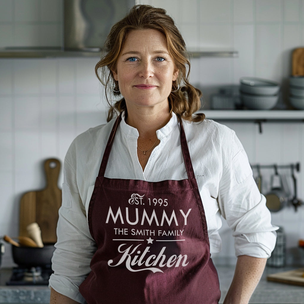 Personalised Name, Family Kitchen Apron
