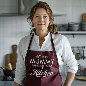 Personalised Name, Family Kitchen Apron