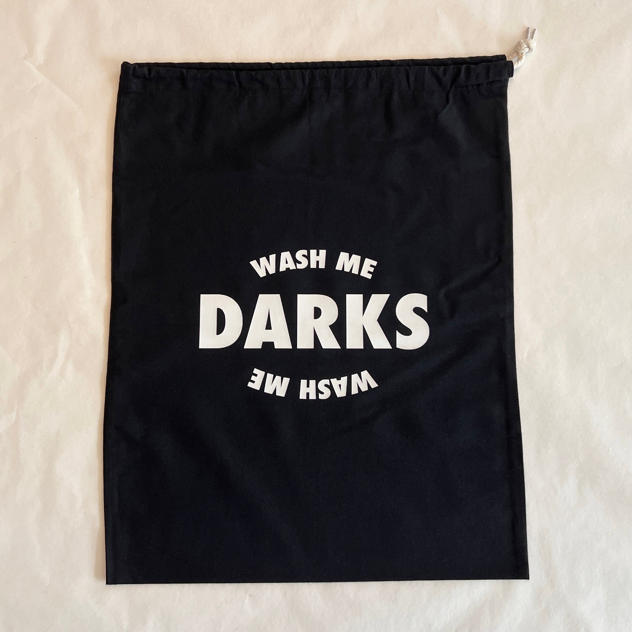 Set Of Four Wash Me Laundry Bags – Darks, Lights, Colours And Whites – Stylish Cotton Storage Solution