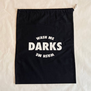 Set Of Four Wash Me Laundry Bags – Darks, Lights, Colours And Whites – Stylish Cotton Storage Solution