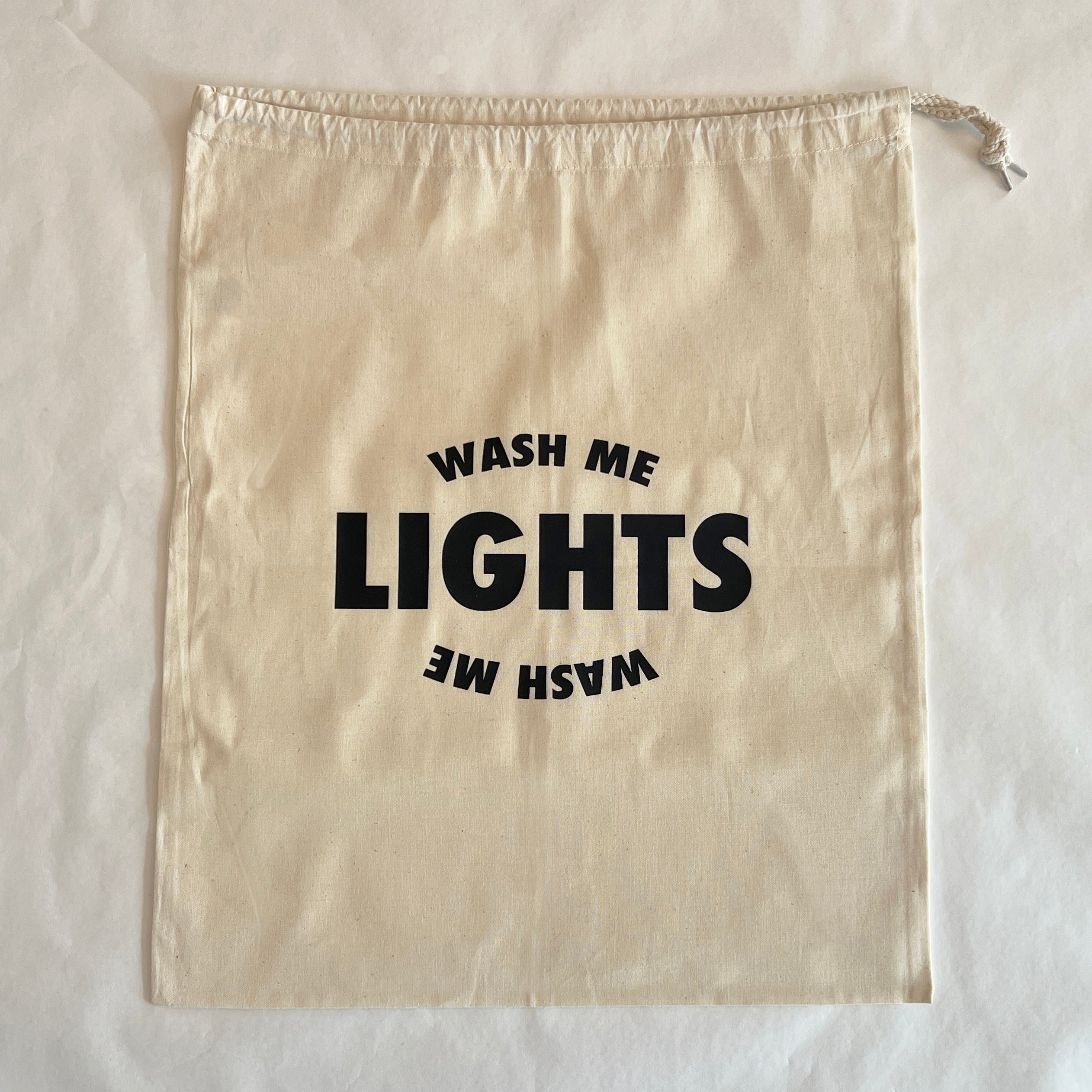 Set Of Four Wash Me Laundry Bags – Darks, Lights, Colours And Whites – Stylish Cotton Storage Solution