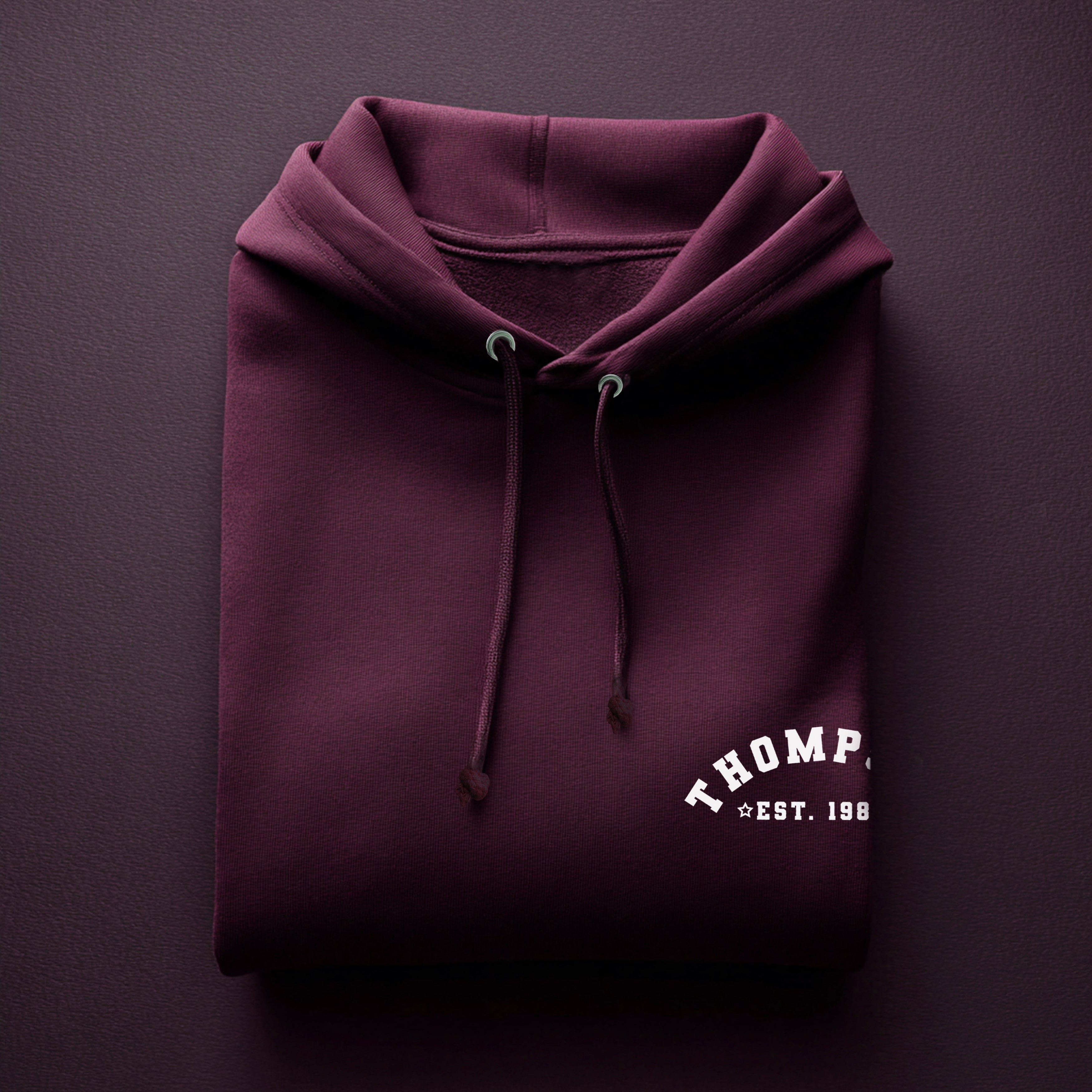 Personalised Family Name And Est. Year Hoodie – Heritage Gift