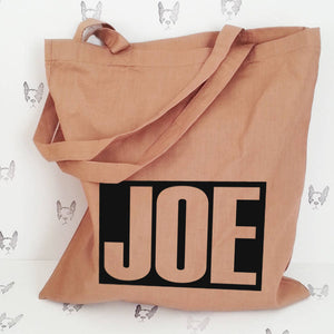 Tote Bag Personalised - Bright Rainbow colours - Shopping Bag - Gift - Multicoloured - Colour Print
