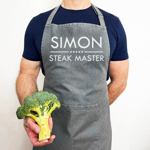 Custom Chef Apron: Your Name, Your Slogan - baking - Kitchen gift - Dad cooking - gift for her - him - New home - Son Birthday gift
