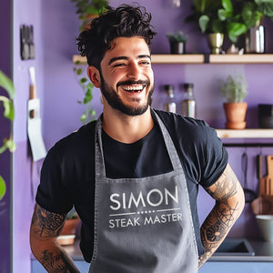 Custom Chef Apron: Your Name, Your Slogan - baking - Kitchen gift - Dad cooking - gift for her - him - New home - Son Birthday gift