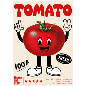 Tomato Graphic Tee, Unisex Aesthetic Tee Shirt, Gift for Women and Men, Vegetables Tee, Streetwear, Retro-Style Vintage Unisex T-Shirt,