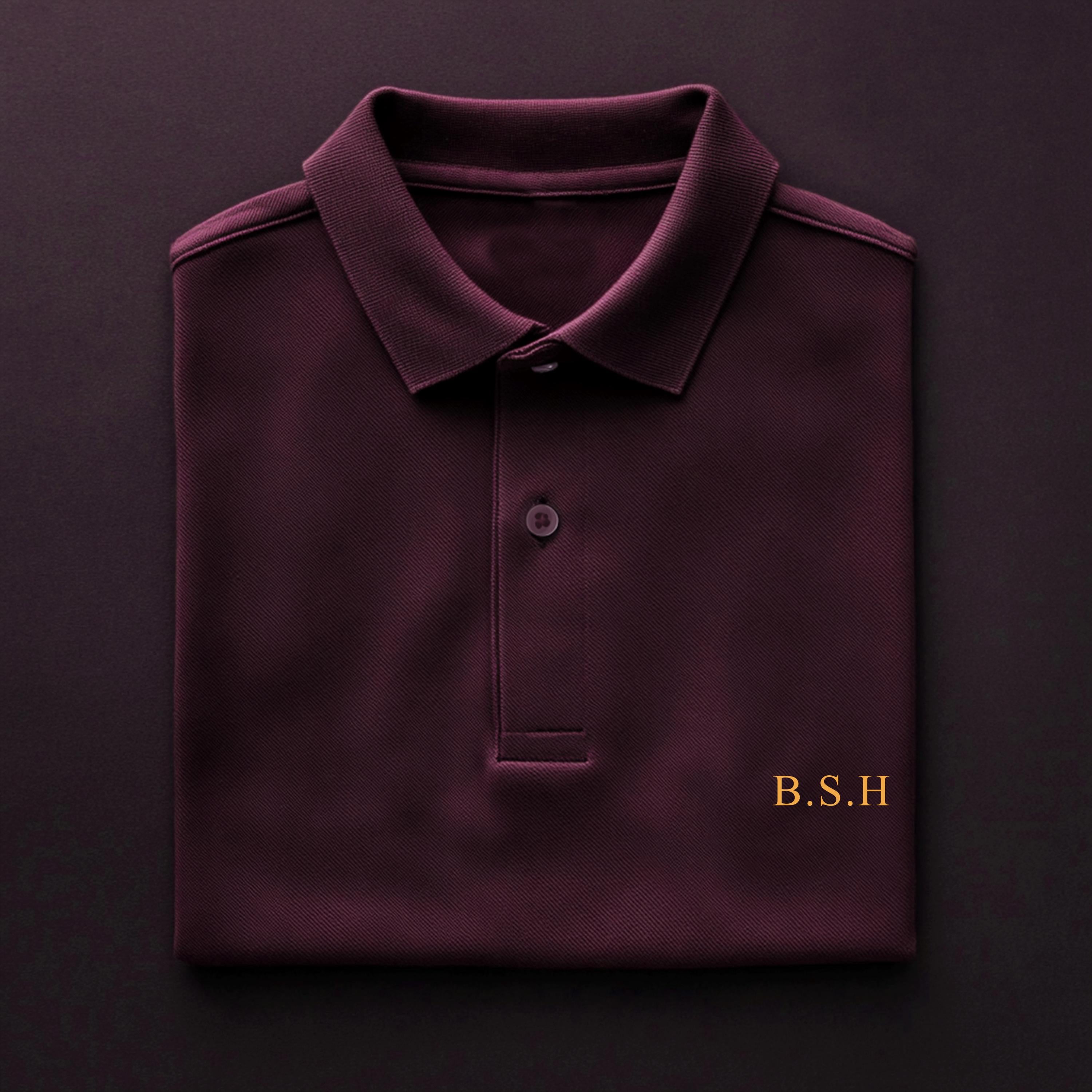 Personalised Men’s Polo Shirt with Initials | Classic Chest Monogram Print | Custom Cotton Polo | Gift for Him | 30 Colours | Gift for Dad