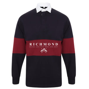 Unisex Personalised Rugby Shirt – Custom Country,City Panel – Vintage style Rugby Gift for Him, Her - Heritage Polo Shirt - hometown shirt