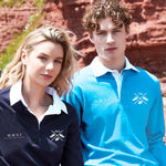 Unisex Custom Rugby Shirt with Initials | Personalised Rugby Top | Gift for Him or Her | Classic Cotton Shirt with Rugby Logo Print | Polo