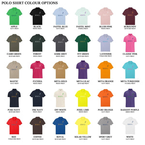 Personalised Men’s Polo Shirt with Est. Year | Custom Birth Year Polo | Gift for Him | Milestone Birthday or Anniversary