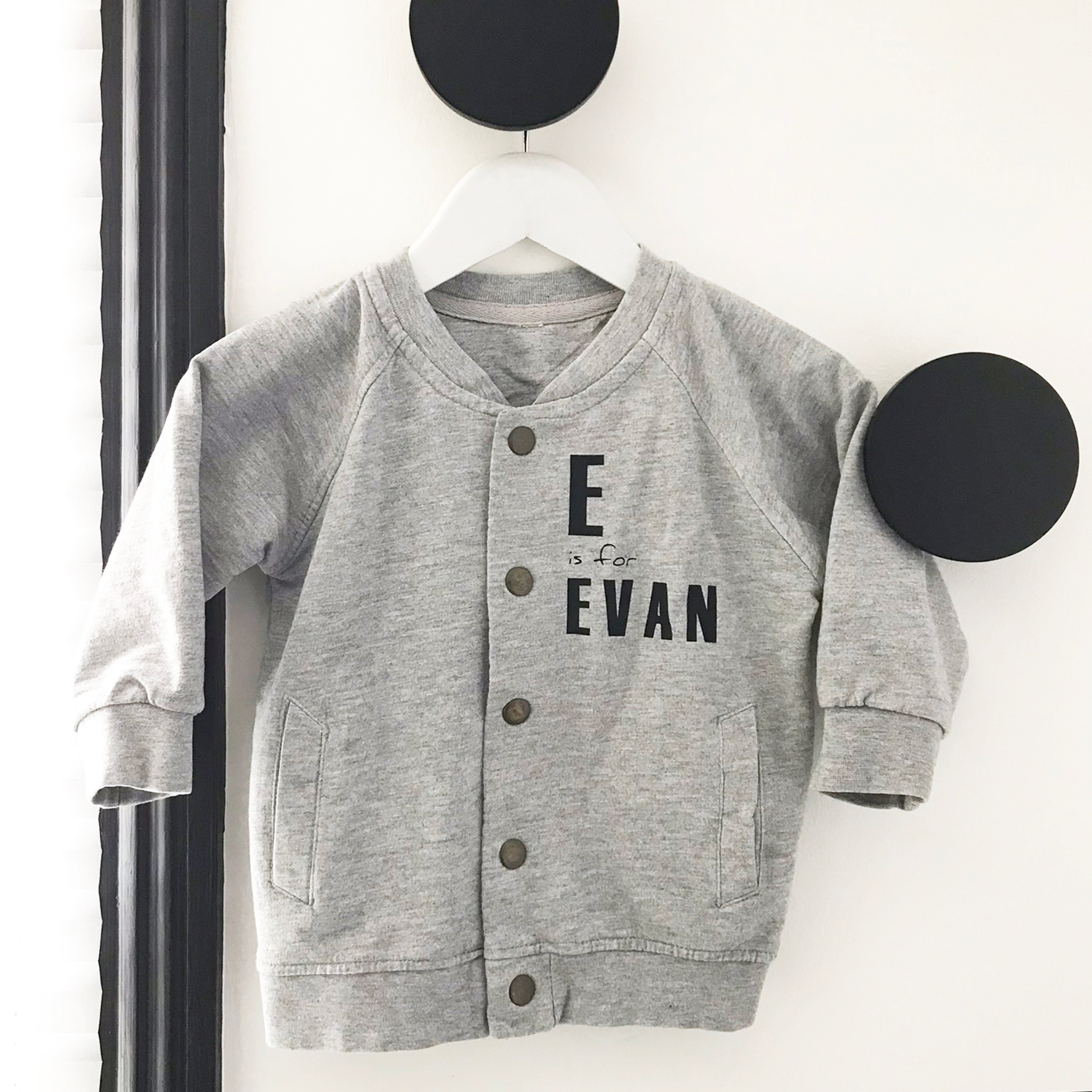 A Is For… Personalised Toddler Sweatshirt Jacket