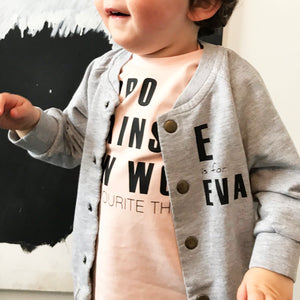 A Is For… Personalised Toddler Sweatshirt Jacket