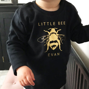 Personalised Little Bee Toddler Top Or Bodysuit