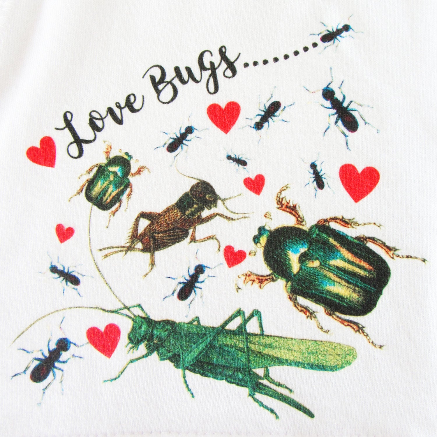 Love Bugs, Personalised Men's Boxer Briefs