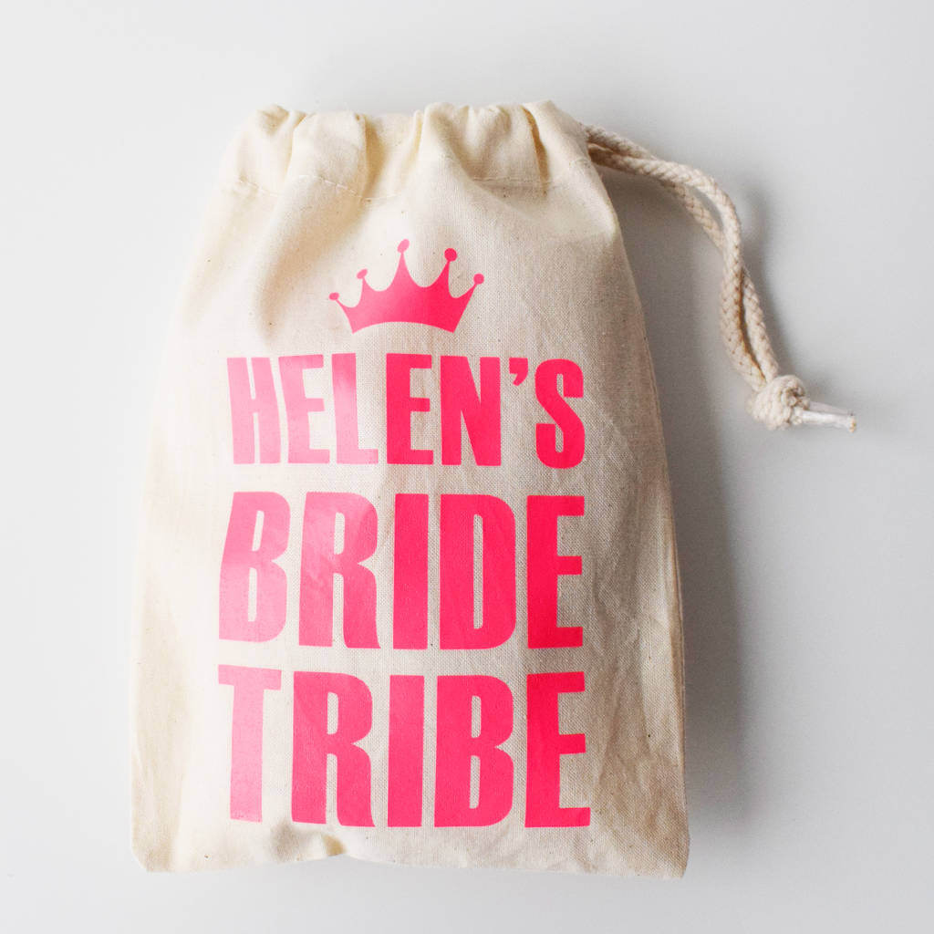Bride Tribe, Personalised Hen Party Bags