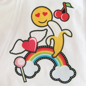 Couples Rainbow Patch Emoji, Personalised Mens Boxers