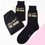 Property Of The Bride, Groom Wedding Socks
