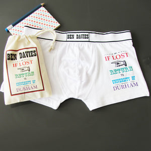 If Lost, Personalised Men's Boxer Briefs