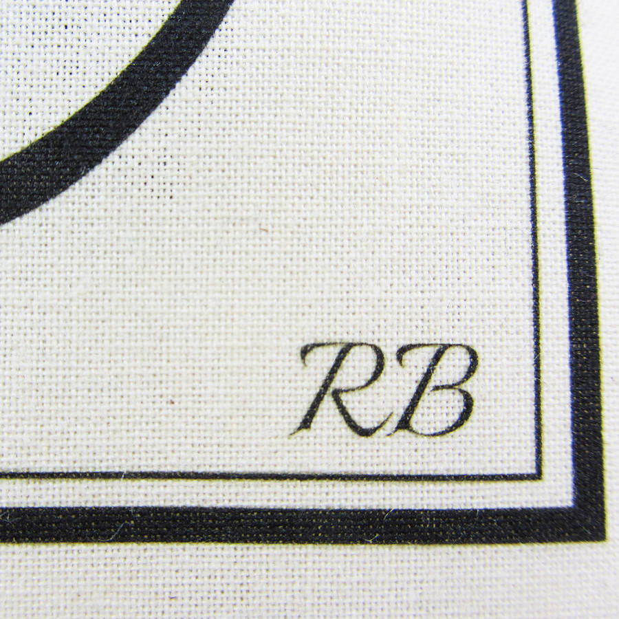Dry Cleaning Bag With Personalised Initials