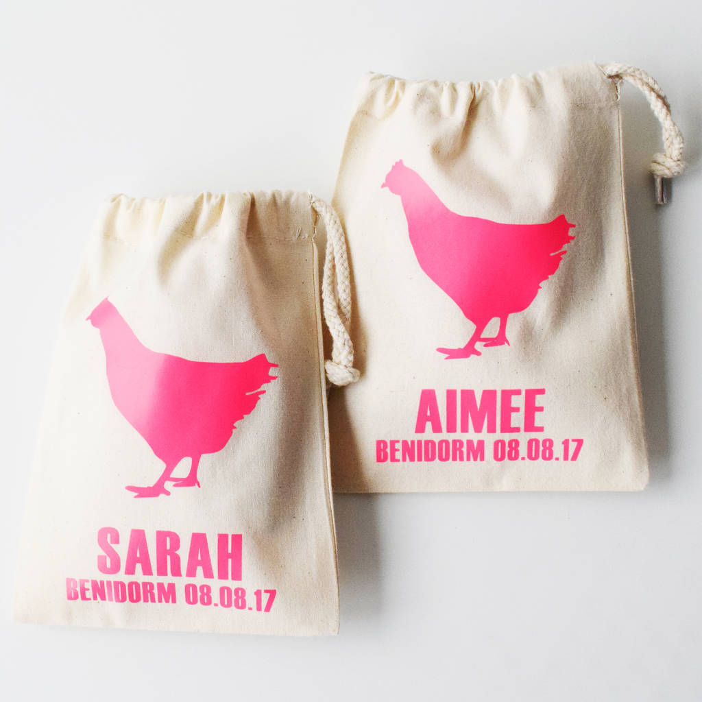 Big Hen, Personalised Hen Party Bag