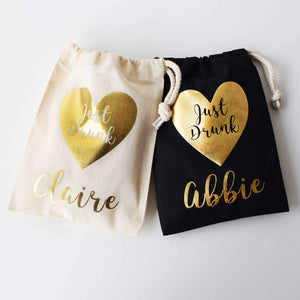 Personalised Drunk, Drunk In Love, Hen Party Bags