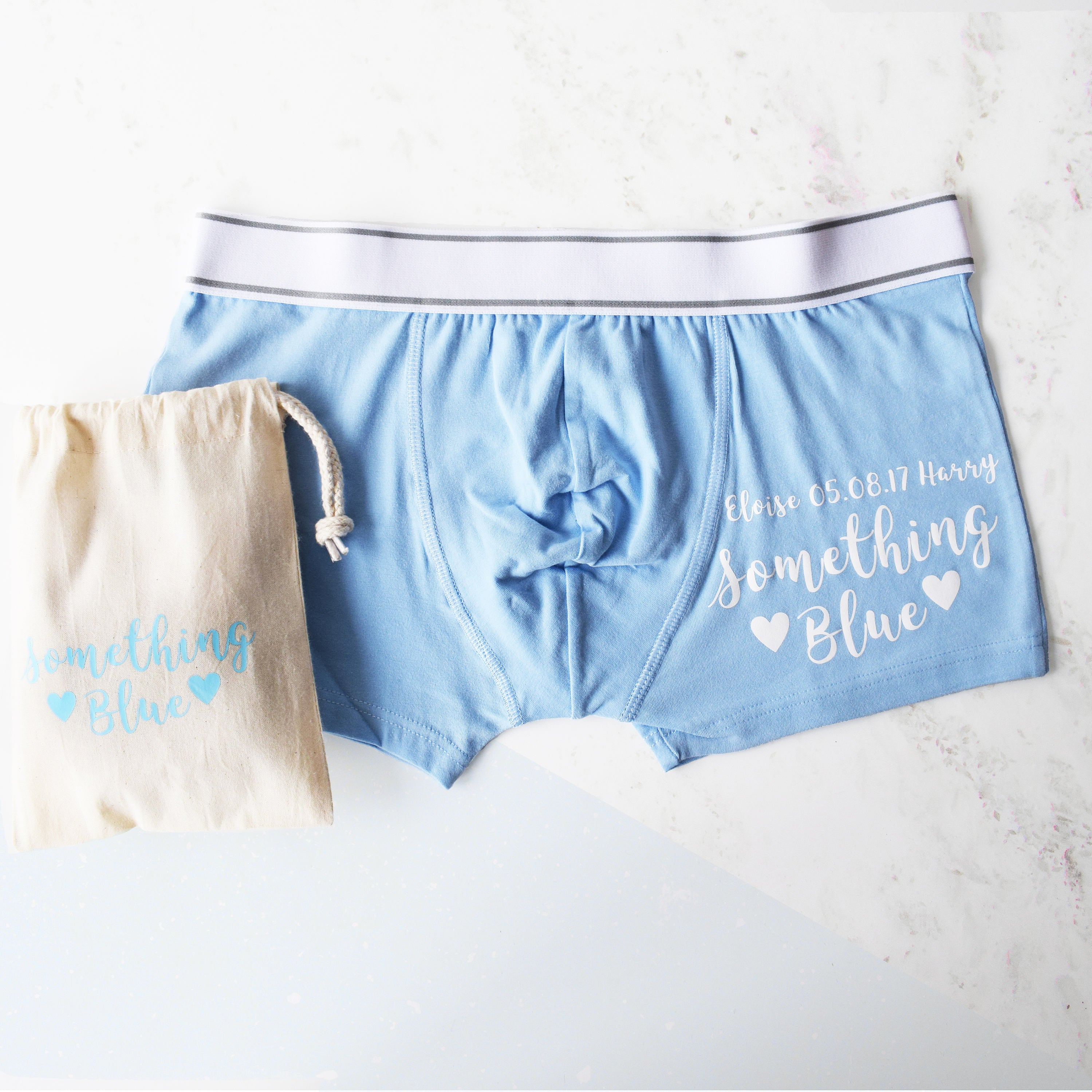 Something Blue, Boxer Briefs for the Groom