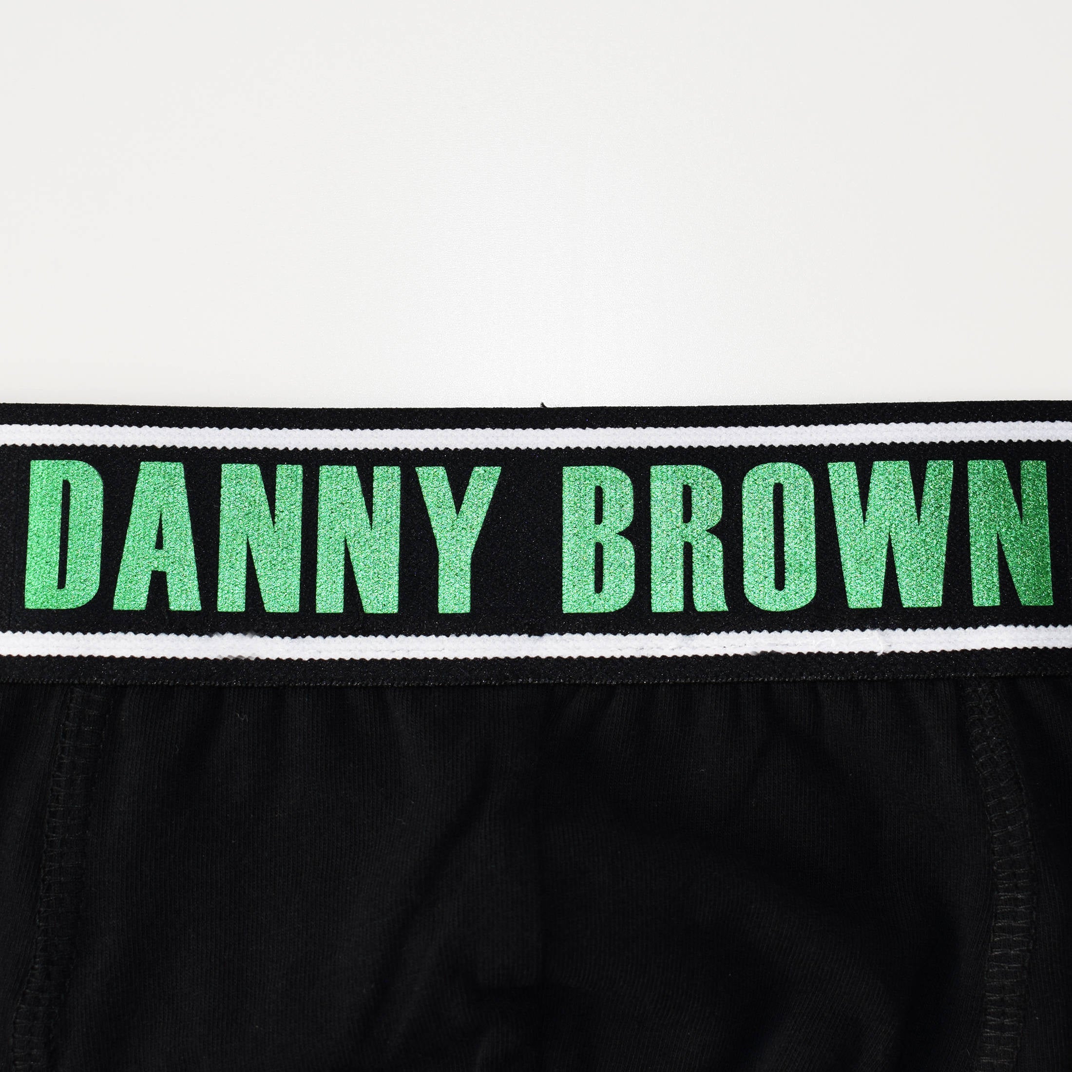 Personalised Mens Green Foil Print Lucky Pants
