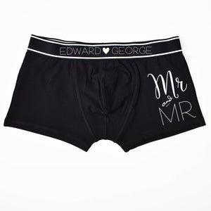 Mr and Mr Wedding, Boxers and Socks Set