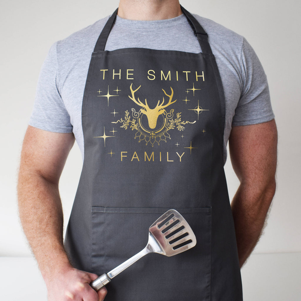 Personalised Family Christmas Apron