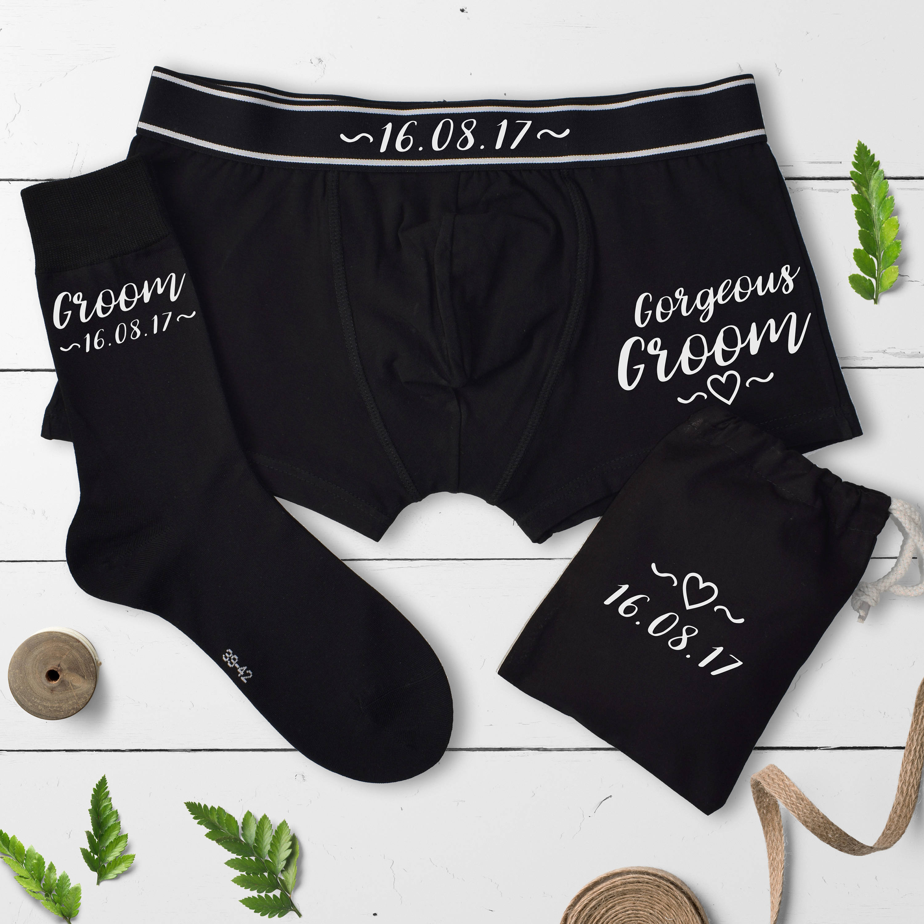 Gorgeous Groom Wedding Underwear Gift Set