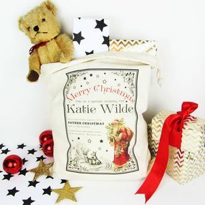 Father Christmas, Personalised Christmas Sack