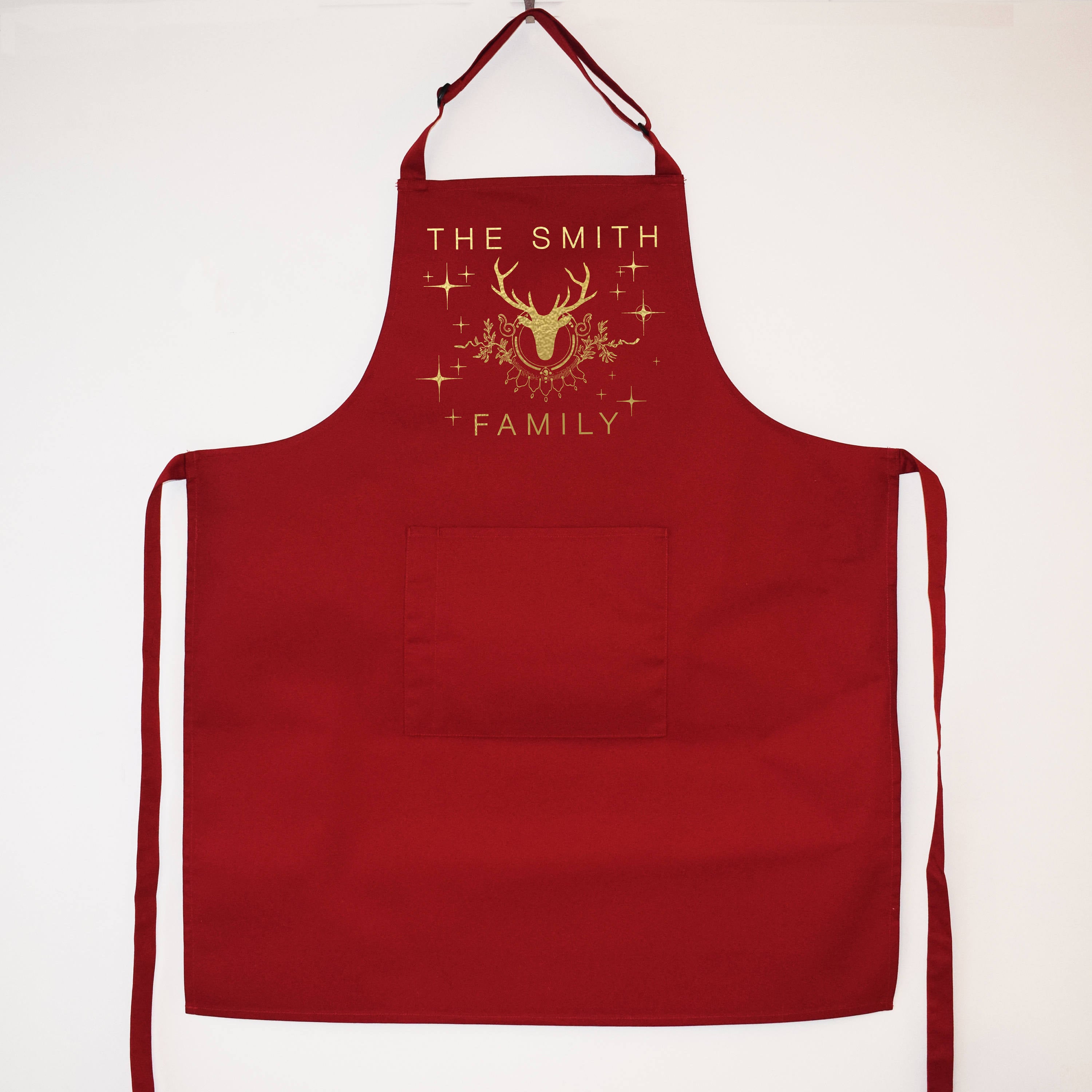 Personalised Family Christmas Apron