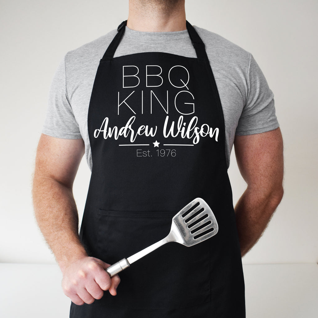 Personalised Barbecue King Apron