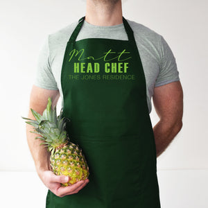 Bespoke Personalised Apron: Perfect Gift For Him Or Her