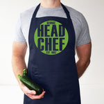 Personalised Big Spot Head Chef Apron