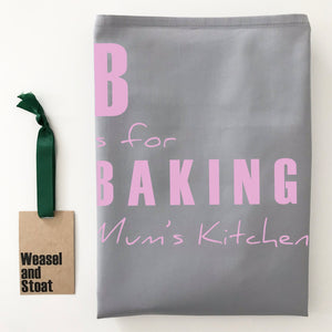 A Is For… Personalised Name Apron
