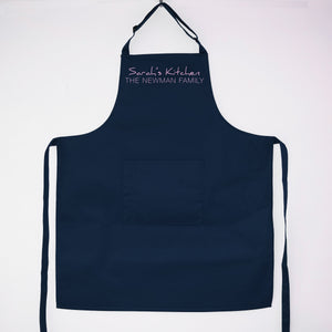 Personalised Name, Family Kitchen Apron
