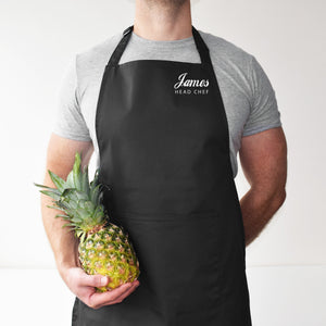 NAME LOGO Head Chef Apron