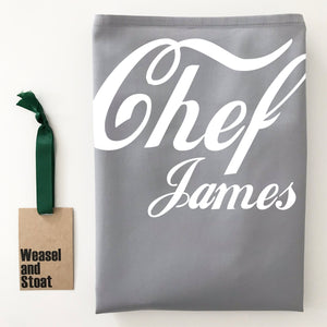 Personalised Chef Name Apron