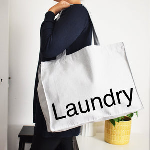 SIMPLE TEXT Home and Travel Laundry Bag, Laundry Storage Hamper, Large Carry Organise Tote, Dry cleaning, Hand washing, Delicates, Ironing