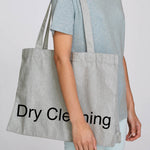 Simple Text Home and Travel DRY CLEANING Bag, Laundry Storage Hamper, Large Carry Organise Tote, Hand washing, Delicates, Ironing